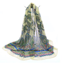 Print Scarf for Women Spring Shawl Wraps Scarf